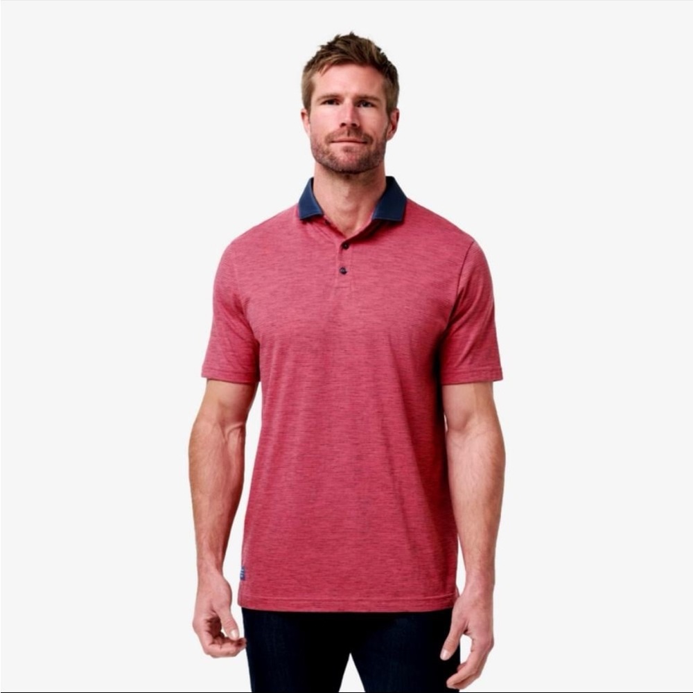 Travis Mathew Common Interest Spacedye Polo. Mens Small (NWTS)